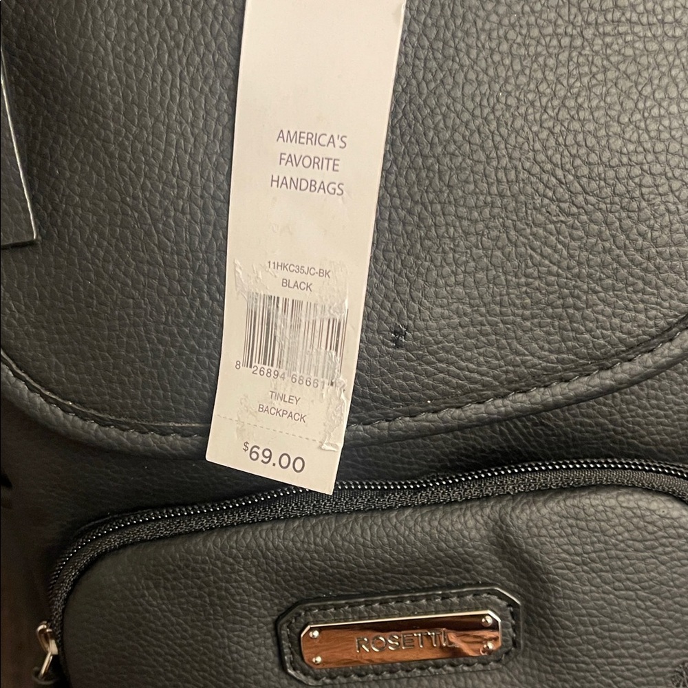 Rosetti Elegant Tinley Black Backpack - Picture 2 of 7